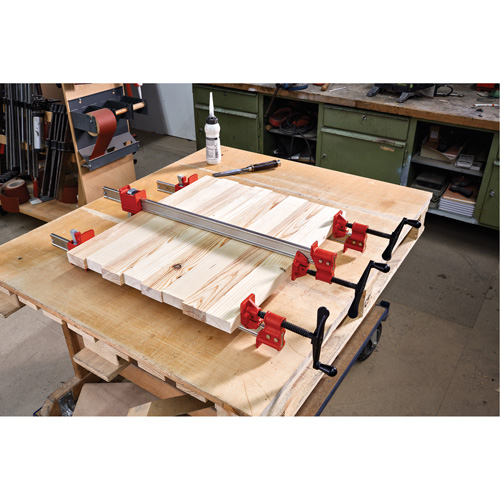 Heavy-Duty I-Beam Steel Bar Clamp, 48" (1219.2 mm) Capacity, 2" (50.8 mm) Throat Depth Chandler Sales