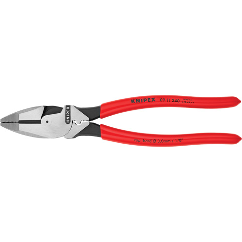 High Leverage Lineman's Pliers New England with Fish Tape Puller & Crimper Chandler Sales