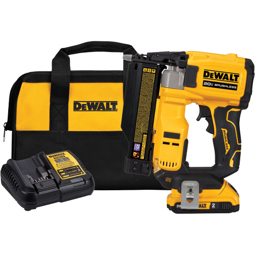 ATOMIC COMPACT SERIES Brushless Cordless 23 Ga. Pin Nailer Kit, 20 V, Lithium-Ion Chandler Sales