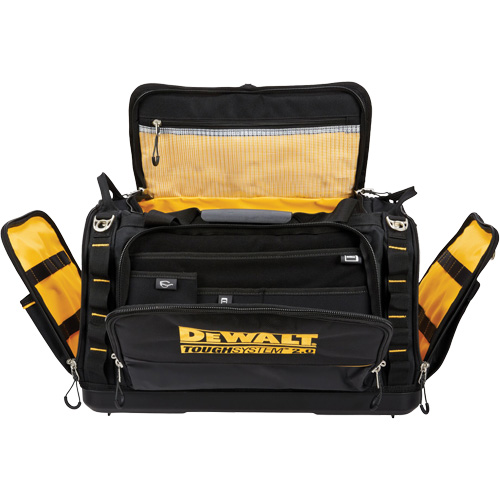 Sac &agrave; outils de chantier ToughSystem 2.0 r&eacute;sistant &agrave; la salet&eacute;, 1680 Denier, 50 pochettes, Noir/Jaune Chandler Sales