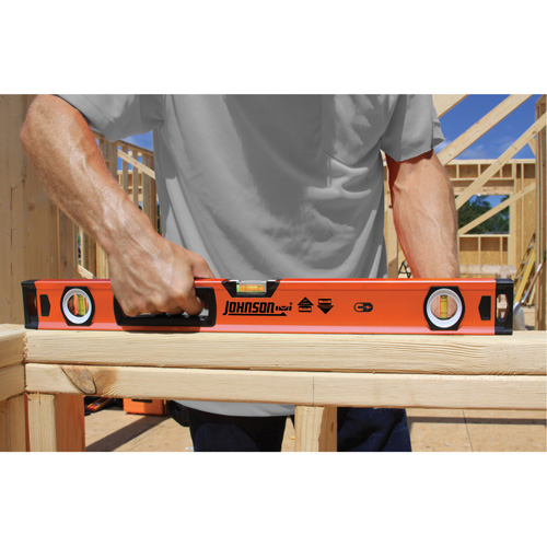 Level with Protective End-Caps, Box, 2' L, Aluminum, 3, Non-Magnetic Chandler Sales