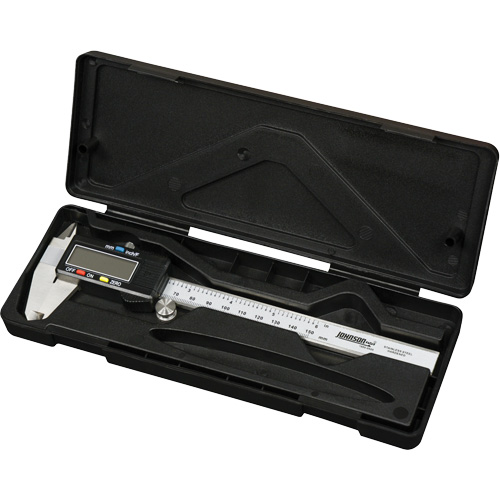 Digital Caliper, 0.0005" (0.01 mm) Resolution, 0" - 6" (0 mm - 150 mm) Range Chandler Sales