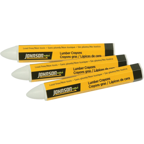 Lumber Crayons - 3-Pack, White, Marker Chandler Sales