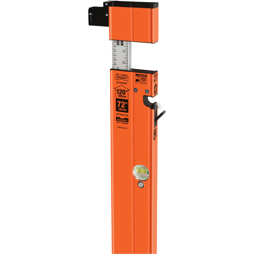 Niveau de plateau extensible robuste, 10'/6' lo, Aluminium, 3, Non magn&eacute;tique Chandler Sales