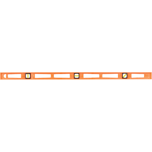 Niveau pour entrepreneurs Structo-Cast&reg; orange, Poutre en I, 4' lo, 3, Non magn&eacute;tique Chandler Sales