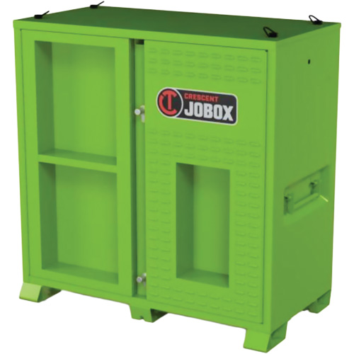 Armoire ventil&eacute;e pour le rangement d'&eacute;PI sur place, Acier, Vert lime haute visibilit&eacute; Chandler Sales