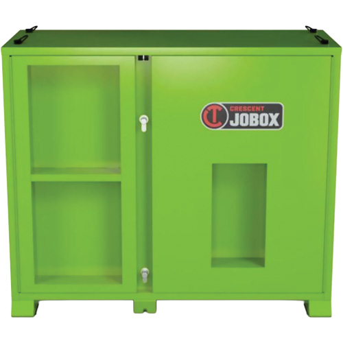 Armoire de rangement d'&eacute;PI sur place, Acier, Vert lime haute visibilit&eacute; Chandler Sales