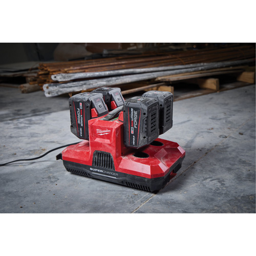Four Bay Simultaneous Super Charger with PACKOUT Compatibility, 18 V, Lithium-Ion Chandler Sales