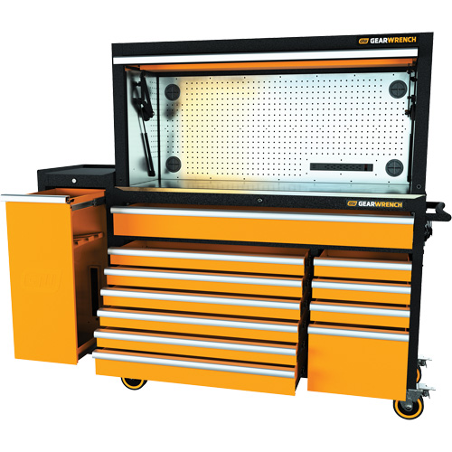 MEGAMOD Master Mechanics Tool Set in Premium Modular Foam Trays with Tool Storage & Shop Equipment, 1331 Pieces Chandler Sales