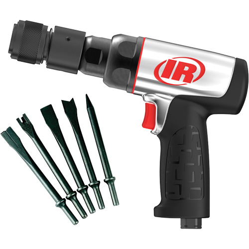 Marteau pneumatique robuste avec burins, 16,2 pi³/min, 1/4" NPT, 3330 coups/min, 3/4" x 2-1/2" (19,05 mm x 63,5 mm) Chandler Sales