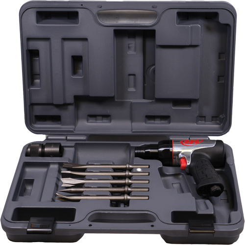 Marteau pneumatique robuste avec burins, 16,2 pi³/min, 1/4" NPT, 3330 coups/min, 3/4" x 2-1/2" (19,05 mm x 63,5 mm) Chandler Sales