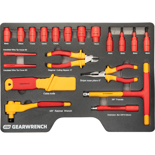 Jeu d'outils VDE isol&eacute;s, 1000 V, 39 M Chandler Sales
