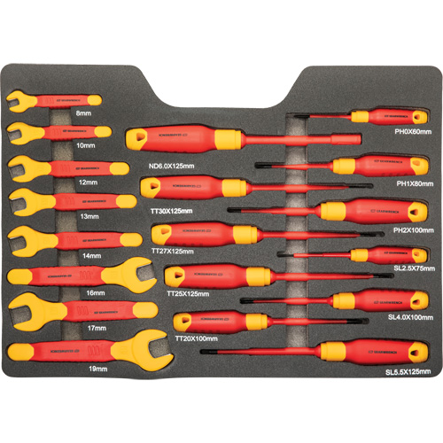 Jeu d'outils VDE isol&eacute;s, 1000 V, 39 M Chandler Sales