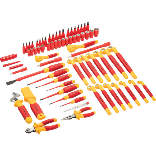 Jeu d'outils VDE isol&eacute;s, 1000 V, 72 M Chandler Sales