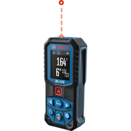 BLAZE Red Beam Laser Measure, 0' - 165' (0 m - 50.2 m) Range, Digital (Electronic) Chandler Sales