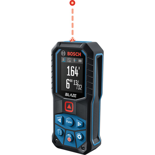 BLAZE Red Beam Laser Measure, 0' - 165' (0 m - 50.2 m) Range, Digital (Electronic) Chandler Sales