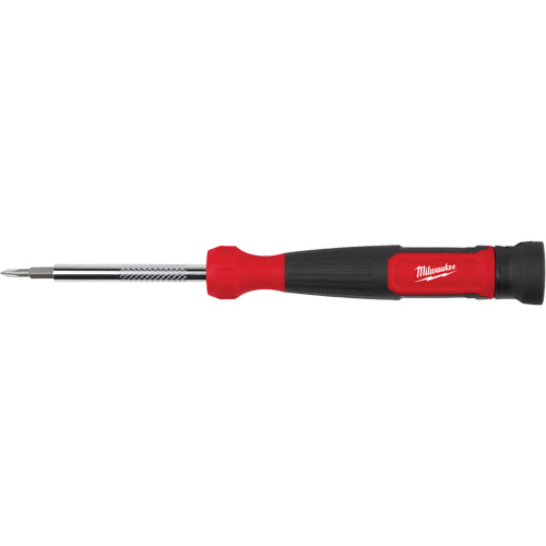 Tournevis de pr&eacute;cision 4-en-1 &agrave; embouts multiples avec porte-embout de 1/4", 5-3/4" lo, Prise Coussin&eacute;e Chandler Sales