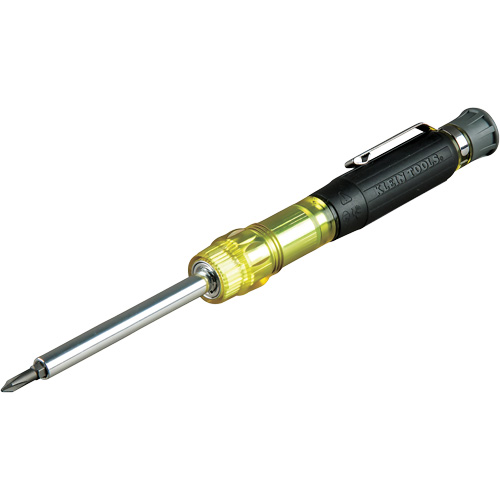 Tournevis multi-embouts pour &eacute;lectroniques 4-en-1, 6-5/8" lo, Prise Coussin&eacute;e Chandler Sales