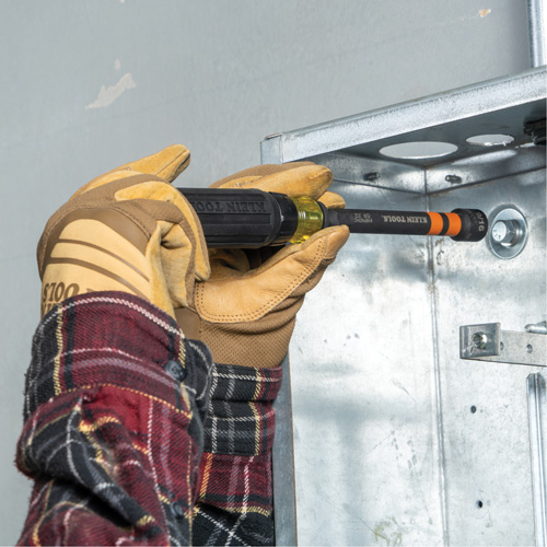 6-Piece Hollow Ratcheting Power Nut Driver Set, 1/4''/5/16''/3/8''/7/16''/1/2''/9/16'' Tip, 1/4" Drive, 6.3" L, Magnetic Chandler Sales