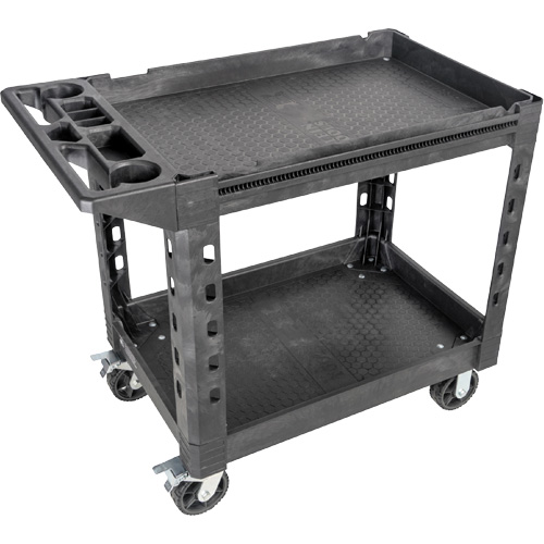MODbox Utility Cart, 0 Drawers, 44-63/100" L x 25-1/2" W x 39" H, Black Chandler Sales