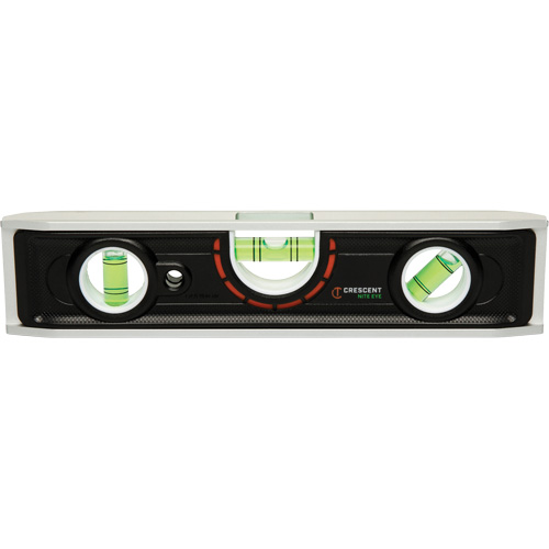 Torpedo Level, 9" L, Aluminum, 3 Vials, Magnetic Chandler Sales