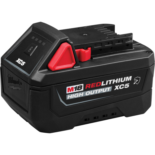 Bloc-pile r&eacute;sistant M18 REDLITHIUM HIGH OUTPUT XC5, Lithium-ion, 18 V, 5 Ah Chandler Sales
