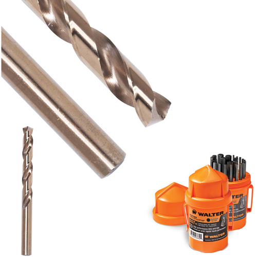 Foret s&eacute;rie courte SST+, Acier rapide, 27/64", 5-9/16" lo, 3-11/16" Cannelure, 135° Angle Chandler Sales