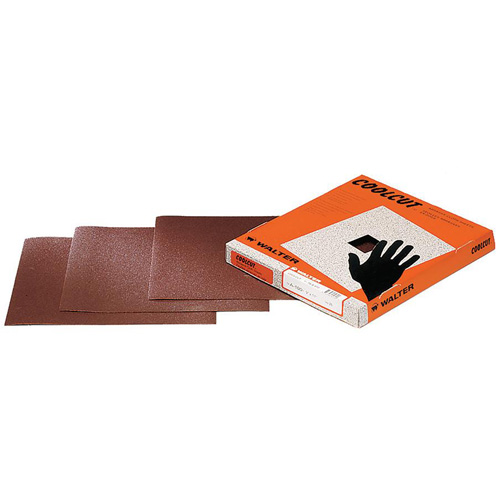 Papier abrasif manuel Coolcut, 9" x 11", Grain 40, Oxyde d'aluminium Chandler Sales