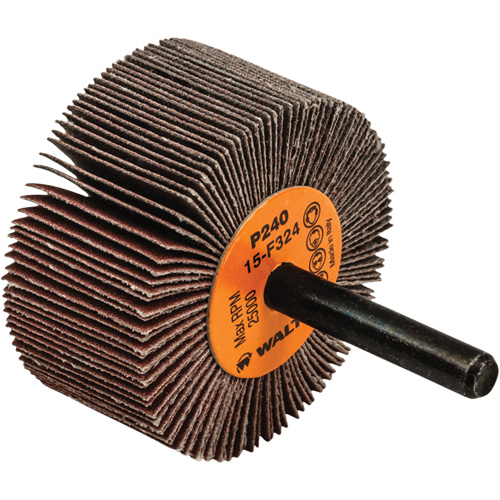 Flap Wheels-Coolcut Flap Wheels, Aluminum Oxide, 240 Grit, 2" x 1" x 1/4" Chandler Sales