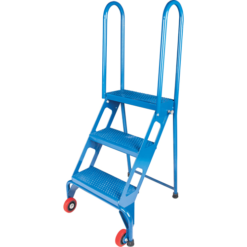 Portable Folding Ladder, 3 Steps, Perforated, 30" High Chandler Sales