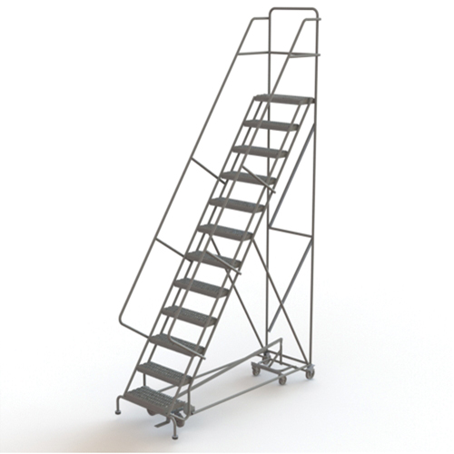 &eacute;chelles roulantes multidirectionnelles, 12 marches, Largeur de la marche 24", Hauteur de la plateforme 120", Acier Chandler Sales