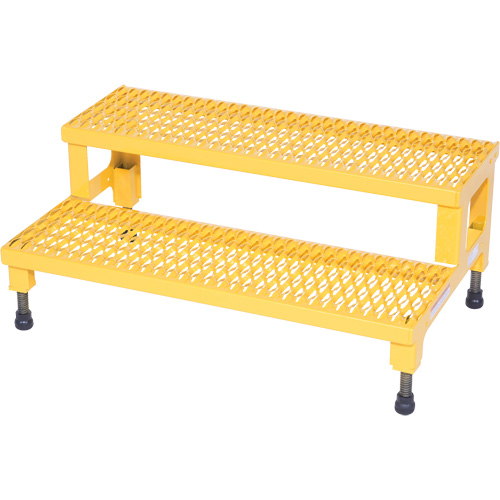 Adjustable Step-Mate Stand, 2 Step(s), 36-3/16" W x 22-7/8" L x 15-1/4" H, 500 lbs. Capacity Chandler Sales
