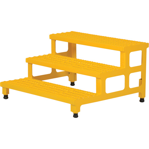 Adjustable Step-Mate Stand, 3 Step(s), 36-3/16" W x 33-7/8" L x 22-1/4" H, 500 lbs. Capacity Chandler Sales