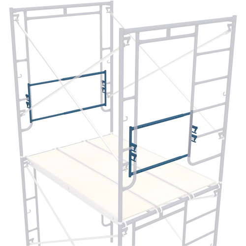 Adjustable End-Stop Scaffolding Guardrail, Guard Rail, 21" H Chandler Sales