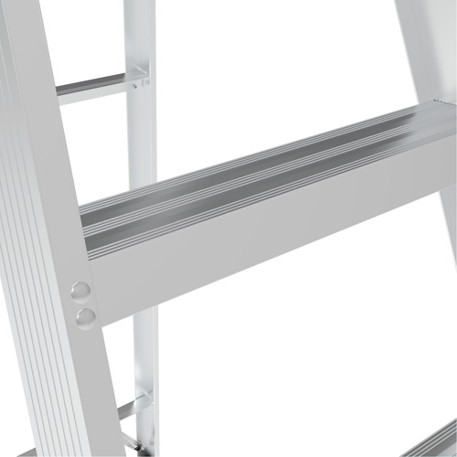 Step Ladder, 8', Aluminum, 225 lbs. Capacity, Type 2 Chandler Sales
