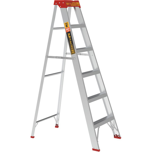Step Ladder, 6', Aluminum, 200 lbs. Capacity, Type 3 Chandler Sales