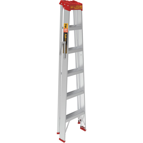 Step Ladder, 6', Aluminum, 200 lbs. Capacity, Type 3 Chandler Sales