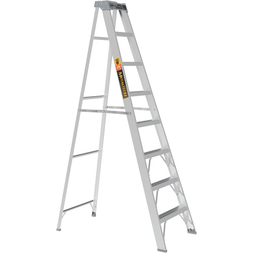 Step Ladder, 8', Aluminum, 225 lbs. Capacity, Type 2 Chandler Sales