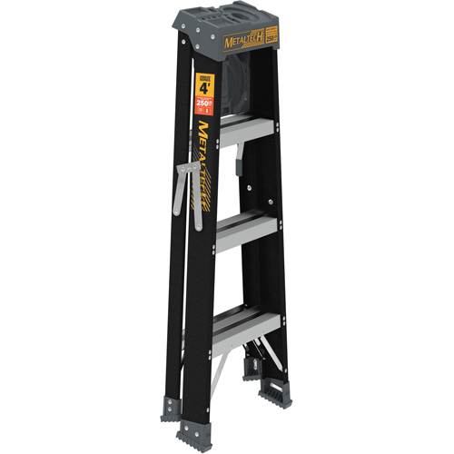 Step Ladder with Paint Tray, 4', Fibreglass, 250 lbs. Capacity, Type 1 Chandler Sales
