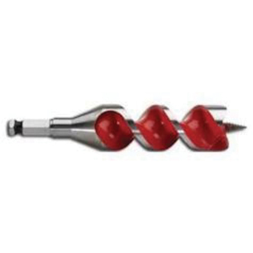 Ship Auger Drill Bit, 1-3/8" Diameter, 4" Flute, 7/16" Hex Shank Chandler Sales