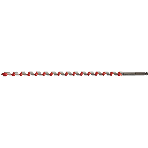 Ship Auger Drill Bit, 11/16" Diameter, 15" Flute, 7/16" Hex Shank Chandler Sales
