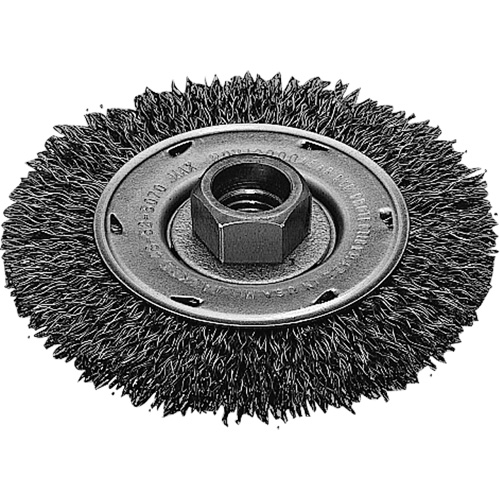 Twist Know Wire Wheel, 4" Dia., 0.02" Fill, 5/8"-11 Arbor, Stainless Steel Chandler Sales