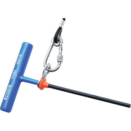 Hex Key - Metric, Hex End, 2.5 mm x 6" L, T Handle Chandler Sales