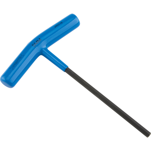 Hex Key - Metric, Hex End, 5 mm x 6" L, T Handle Chandler Sales
