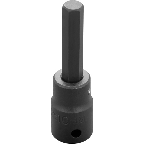 Embout &agrave; ins&eacute;rer, Hexagonale, 10 mm x 3-1/4" lo, Prise 1/2" Chandler Sales
