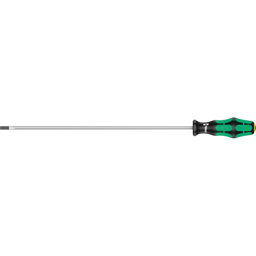 Slotted Screwdriver, 1/4" Tip, Round, 15-3/4" L, Plastic Handle Chandler Sales