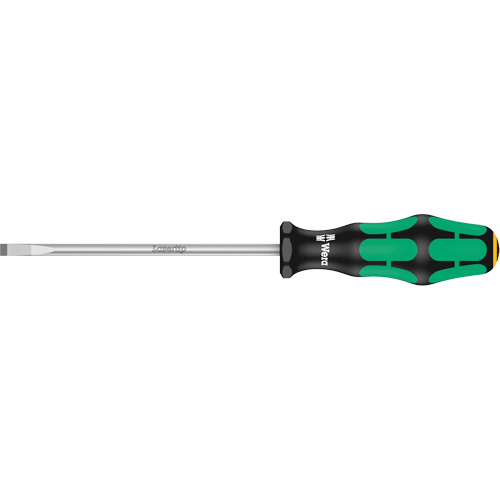 Slotted Screwdriver, 5.5 mm Tip, Round, 8-25/32" L, Plastic Handle Chandler Sales