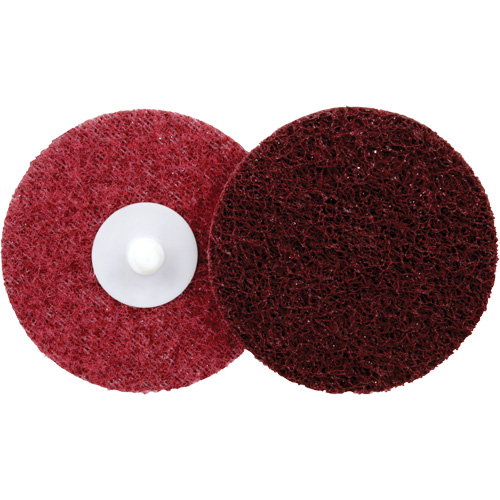 Disque de conditionnement de surface &agrave; remplacement rapide Standard Abrasives, 3" dia., Grain Moyen, Oxyde d'aluminium Chandler Sales