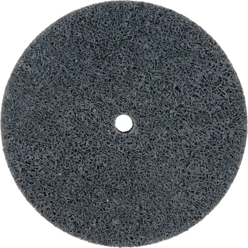 Standard Abrasives 500 Series Soft Density Unitized Wheels, 3" x 1/2", 1/4" Arbor, Fine Grit, Silicon Carbide Chandler Sales