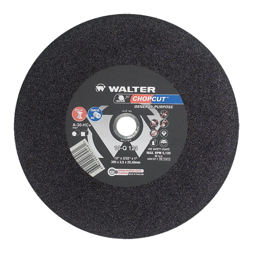 Chopcut Chop Saw Cut-Off Wheel, 12" x 3/32", 1" Arbor, Type 1, Aluminum Oxide, 5200 RPM Chandler Sales